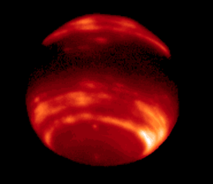 Neptune Image seen with adaptive optics