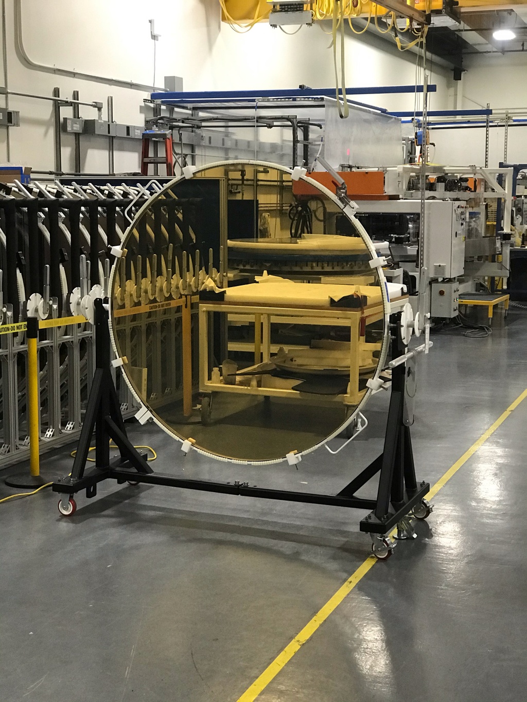 TMT M1 polished roundel produced at Coherent facility in California – June 2021.