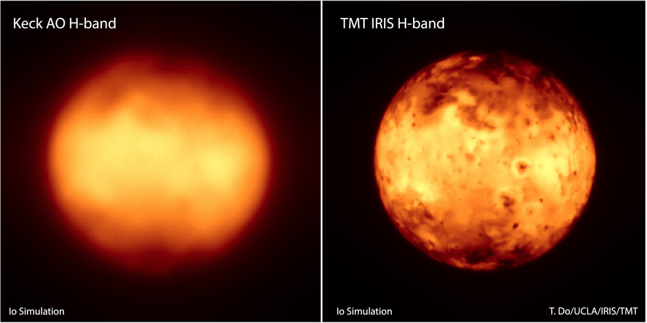 Keck and TMT adaptive optics systems