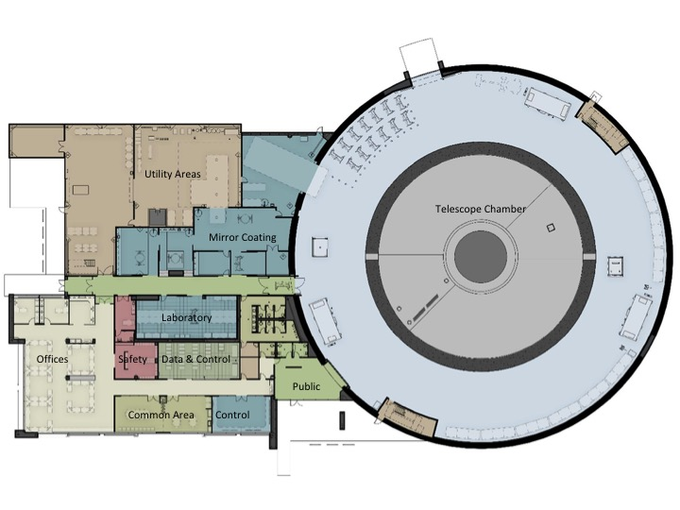 The Summit Facilities planned at the Maunakea site.