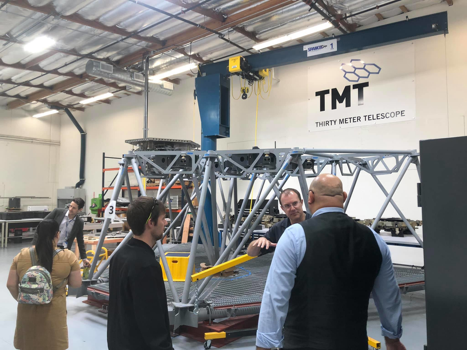 LA astronomical society visit TMT lab.