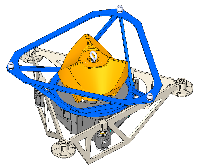 Graphic of one TMT Prototype Metrology Frame 