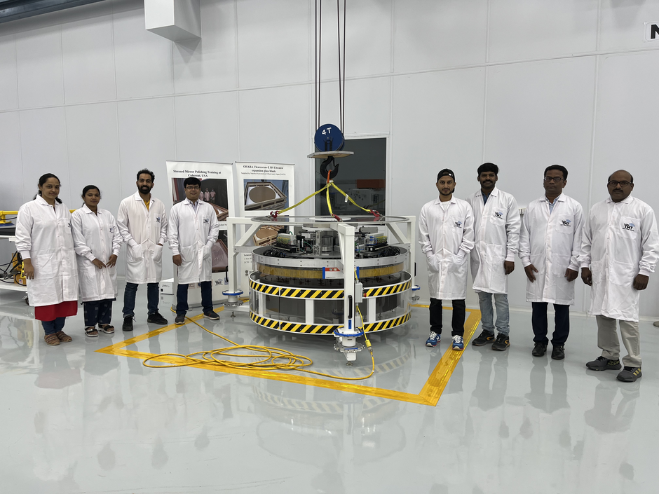 Figure 2: India TMT Coordination Centre Optics team at ITOFF on 26 June 2023