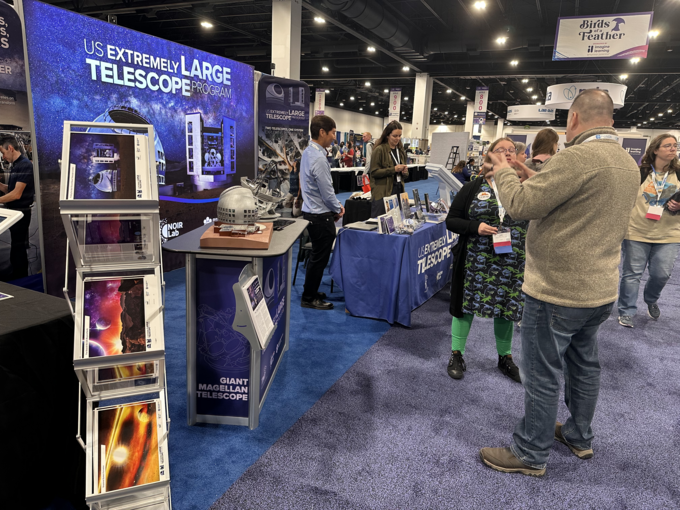 US-ELTP booth at the National Science Teachers Association (NSTA) Conference in Denver, CO