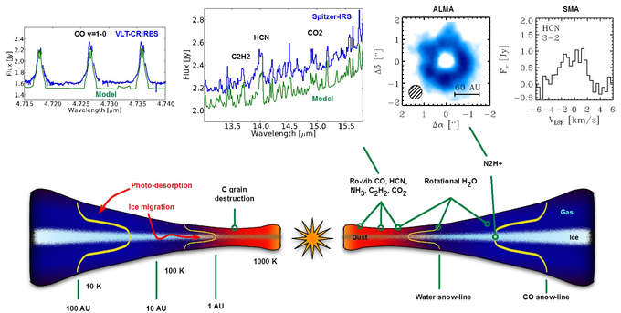 Molecules in disks